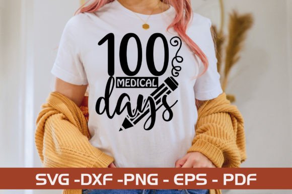 100 Medical Days SVG Bundle