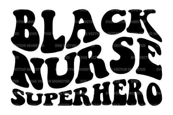 Black Nurse Superhero Svg Cut File