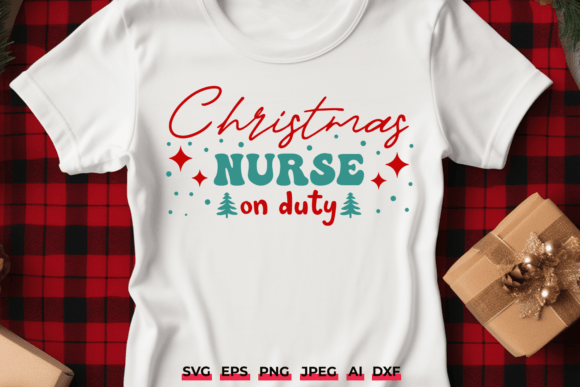Christmas Nurse on Duty SVG