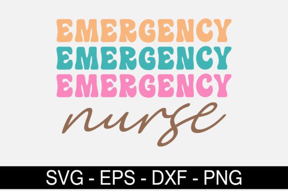 Emergency Nurse Retro Svg Design: Graphics and Crafts