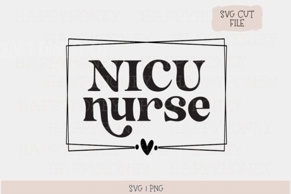 NICU Nurse Border Svg: Graphics and Crafts for Editorial Design
