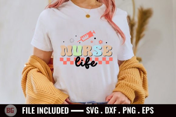 Nurse Life - Nurse Retro SVG: Graphics & Crafts