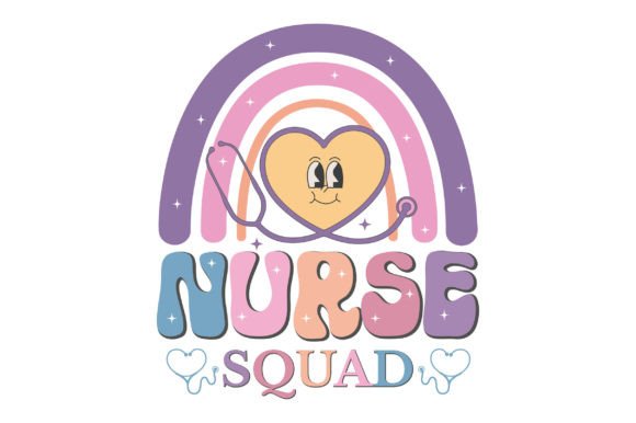 Retro Nurse Squad Svg: Graphics and Crafts