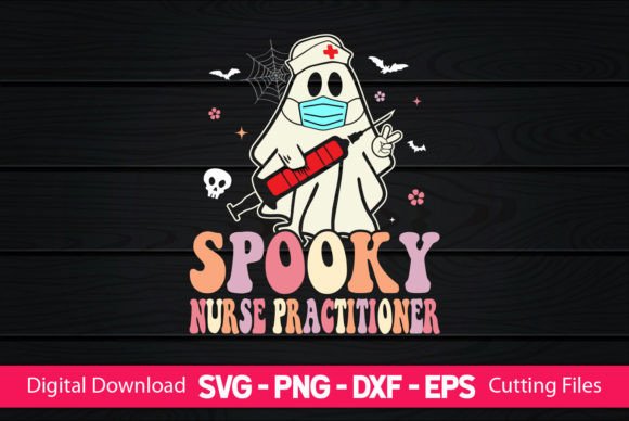 Spooky Nurse Practitioner Graphics for Crafts
