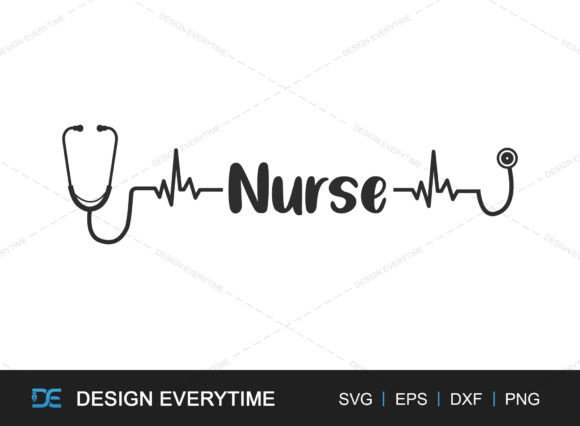 Stethoscope SVG for Medical Crafts and Graphics